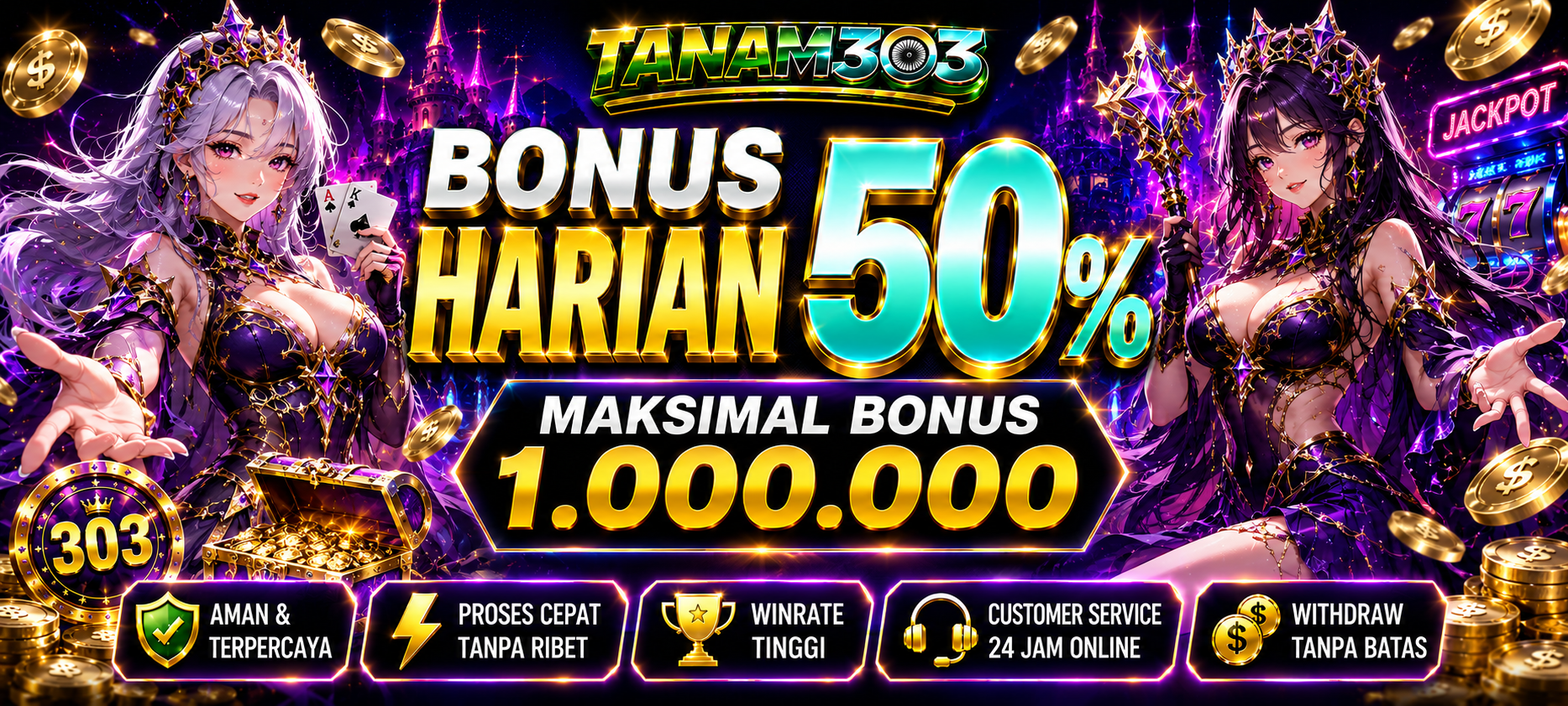 TANAM303 BONUS HARIAN